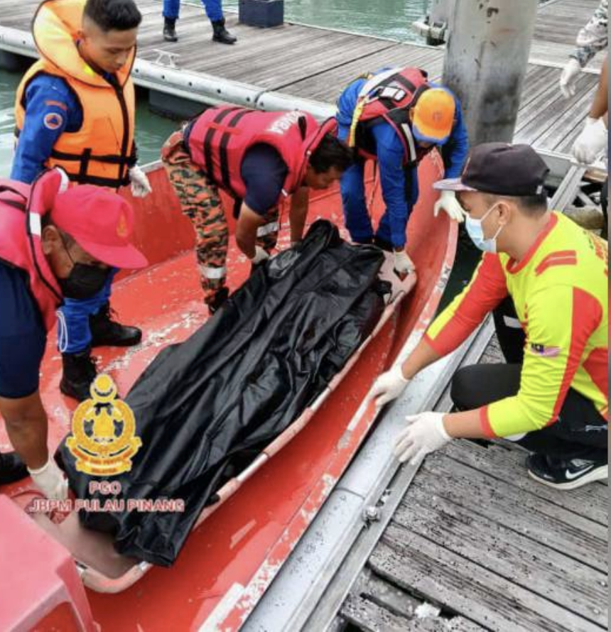 lelaki jatuh jambatan